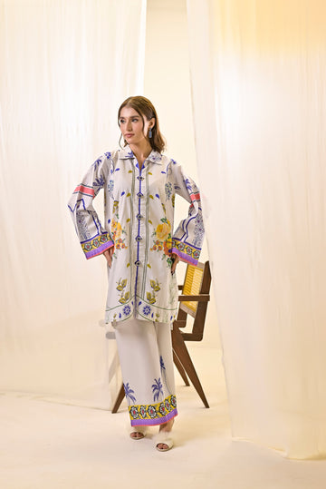 White Lavender cord set