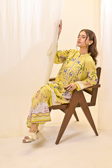 Yellow comfy cord set